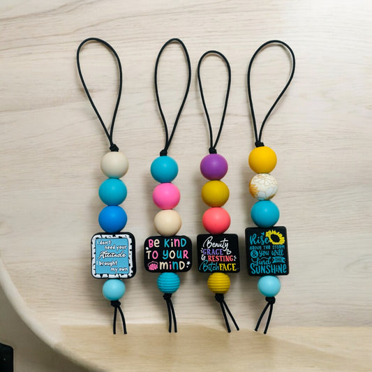 Large Bead CAR TAGS