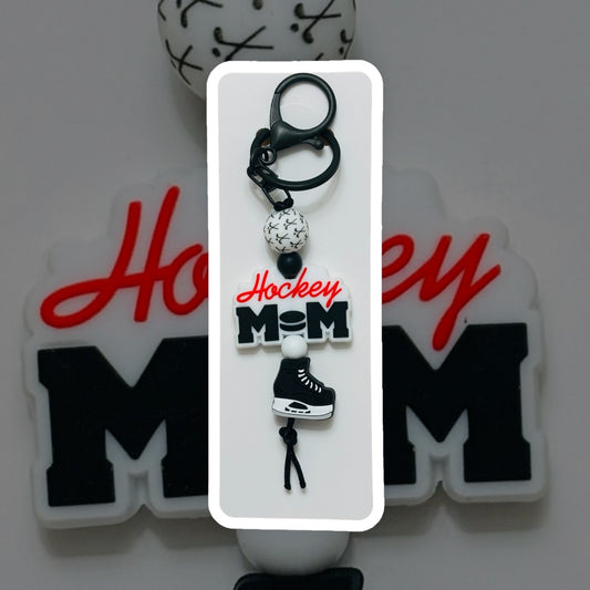 Hockey Mom Keychain